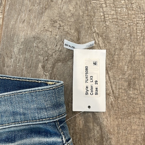 7 for all Mankind The Jo With Long Side Seam In Love Child - Picture 5 of 8